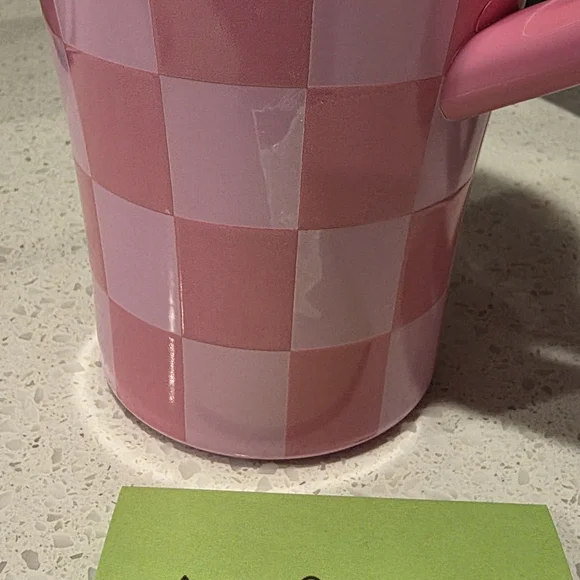 Pink Checkered Tumbler and Stanley Mug Set - Picture 3 of 5